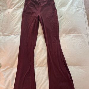 Outdoor Voices Maroon Yoga Pants